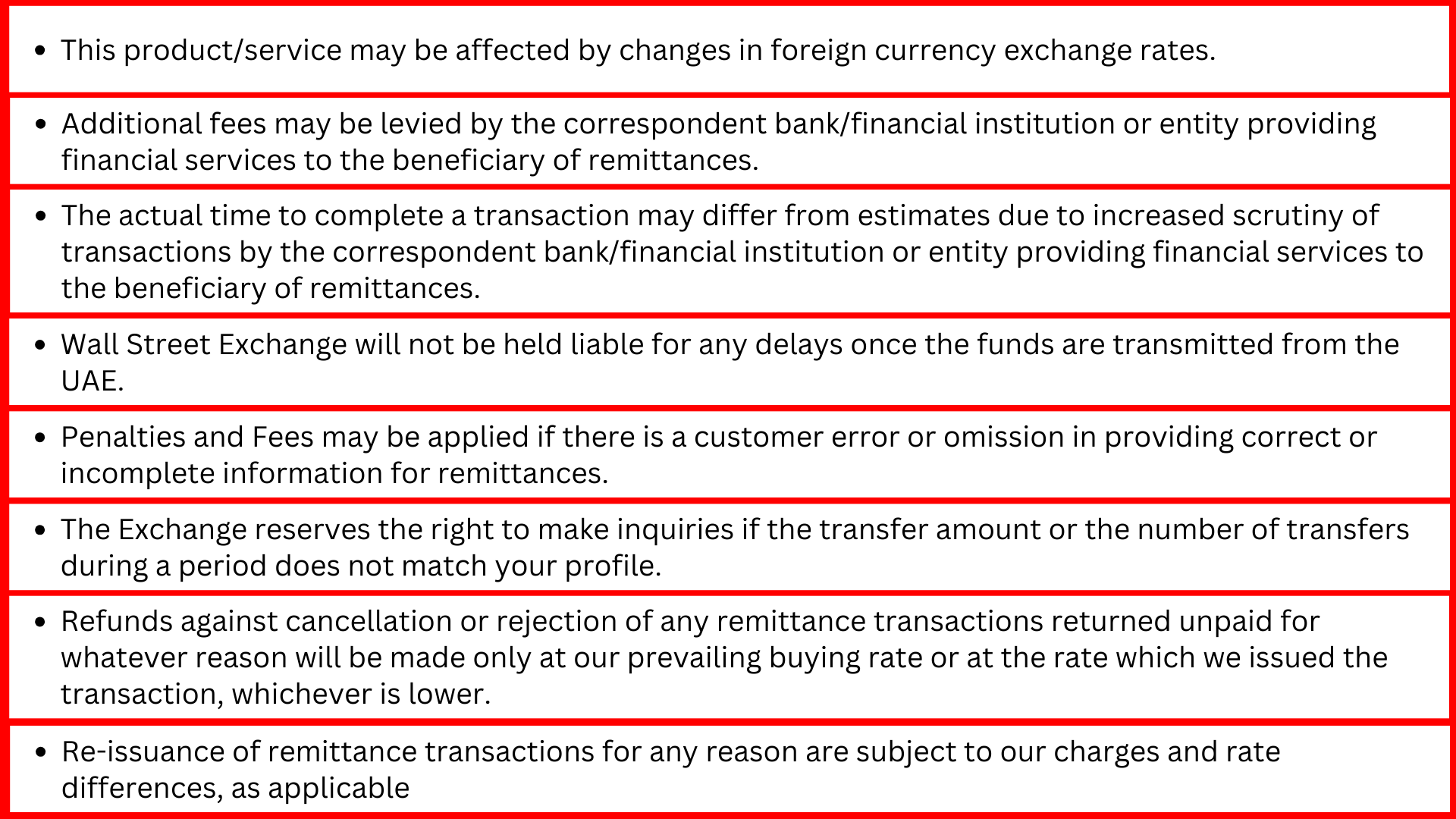 Warning Statements This productservice may be affected by changes in foreign currency exchange rates. Additional fees may be levied by the correspondent bankfinancial institution or entity providi (3).png